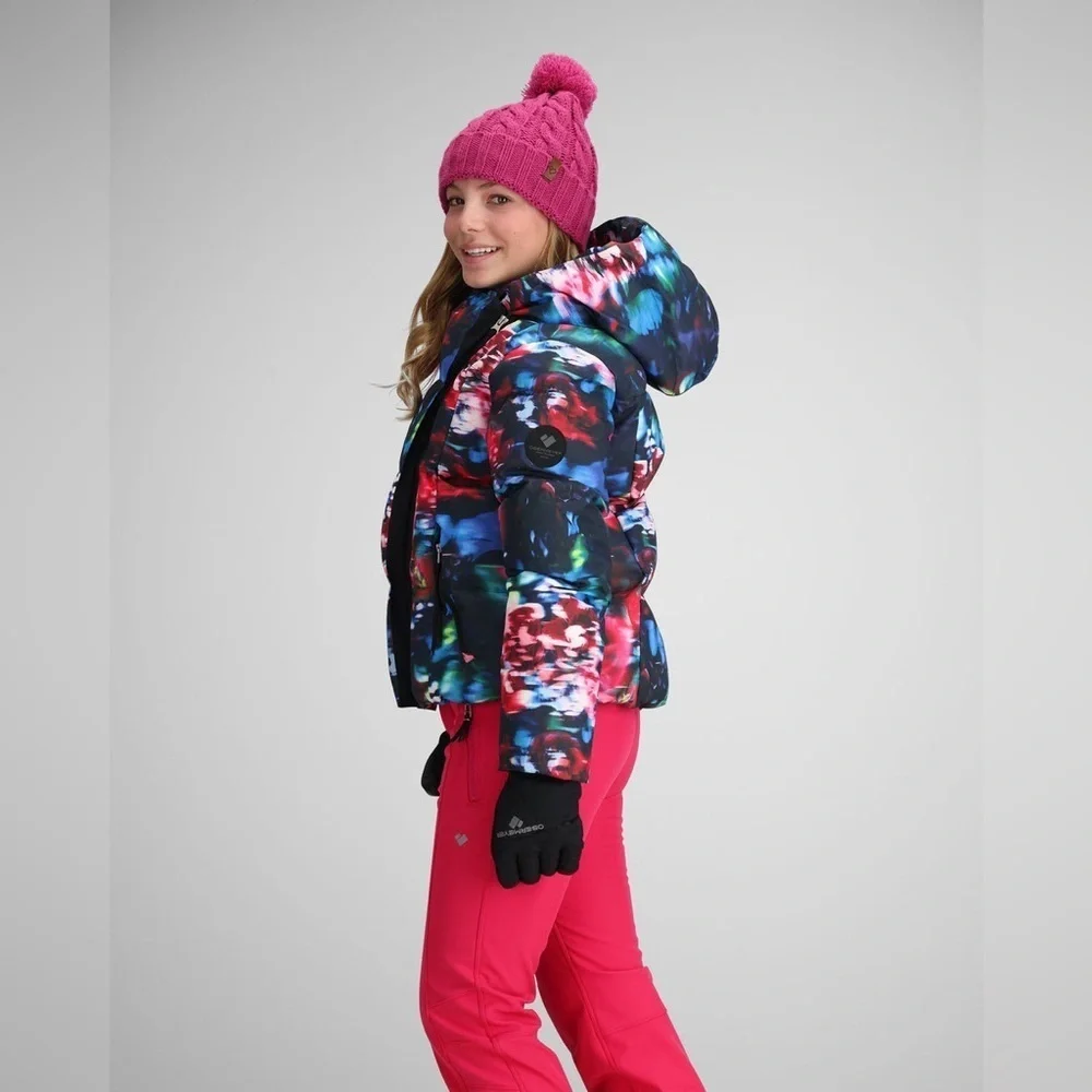 Obermeyer Youth Isla Puffer Ski Jacket. Size medium, 10/12. NWT!